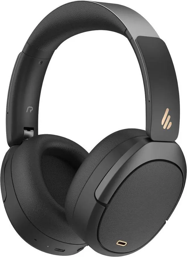Main image of Edifier W80 Over Ear Headphones with -49dB Active Noise Cancelling, LDAC AAC Hi-Res Wired & Wireless, AI Clear Call, Fast Charging, Multipoint Connection, Bluetooth V5.4 - Black