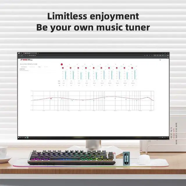 Alt view image 4 of 7 - FiiO KA15 Portable DAC and Headphone Amplifier (Black)