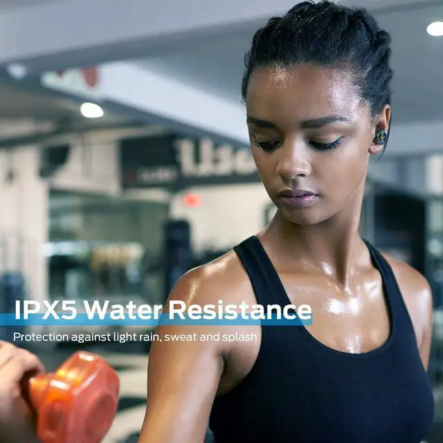 Alt view image 7 of 7 - Monster Clarity 101Plus AirLinks Wireless Earbuds, Bluetooth 5.3 in-Ear Headphones with Charging Case, Stereo Earphones Deep Bass Sound, 28H Long Playtime, Water Resistant Design for Sports.