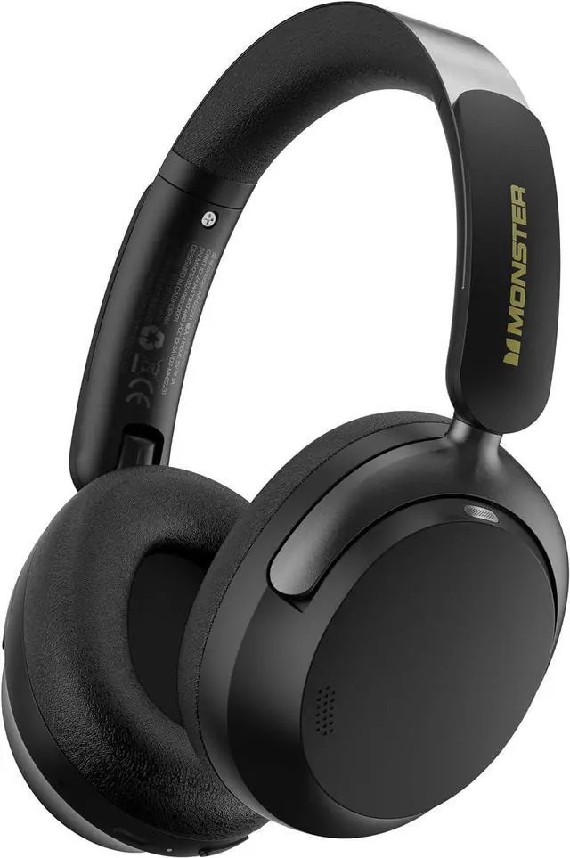 Main image of Monster Persona 3rd ANC Bluetooth Headphones, Noise Cancelling Headphones with Bluetooth 5.4, 70 Hours Playtime Over Ear Headphone with Mic, Foldable Lightweight Headset Comfort Fit, Black