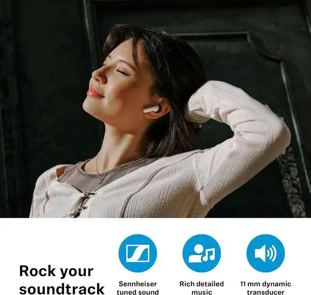 Alt view image 5 of 7 - ACCENTUM Open Wireless Earbuds - Ear Buds with Open Design Dynamic Sound and Bluetooth 5.3 for Premium Everyday Black