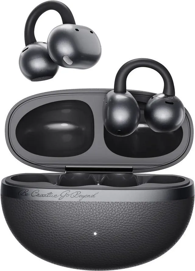 Main image of QCY Crossky C50 Clip On Earbuds Open Ear Wireless Bluetooth 6.0 Headphones with 4 Mic, 35H Playtime Ear Cuff Earbuds Comfortable for Running/Fintness, IPX5 Waterproof, Ultra Lightweight
