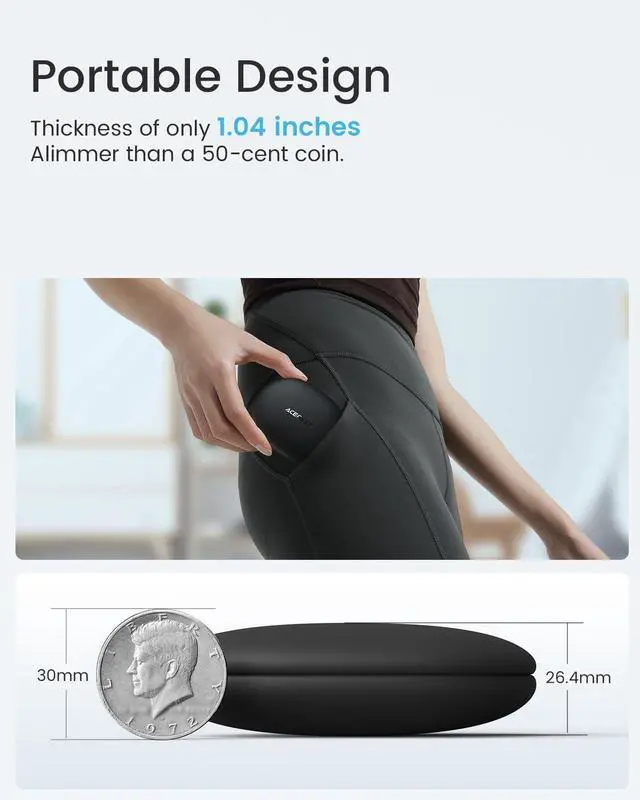 Alt view image 4 of 7 - Acefast AceFit Air Open Ear Headphones, Wireless Earbuds with Rich Bass, Bluetooth 5.4 Sports Headphones with Charging Case, 32H Playtime Earbuds IP54 Waterproof for Running, Cycling, Walking, Workout