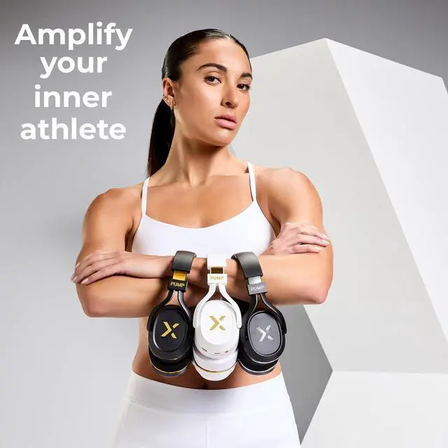 Alt view image 5 of 7 - BlueAnt Pump X - The Gym Headphones | Sports Headphones | Cushioned & Cooling Ear Pads | (ANC) Active Noise Cancelling/Advanced Transparency | Wireless | Up to 58hr Play Time (Black | Silver)