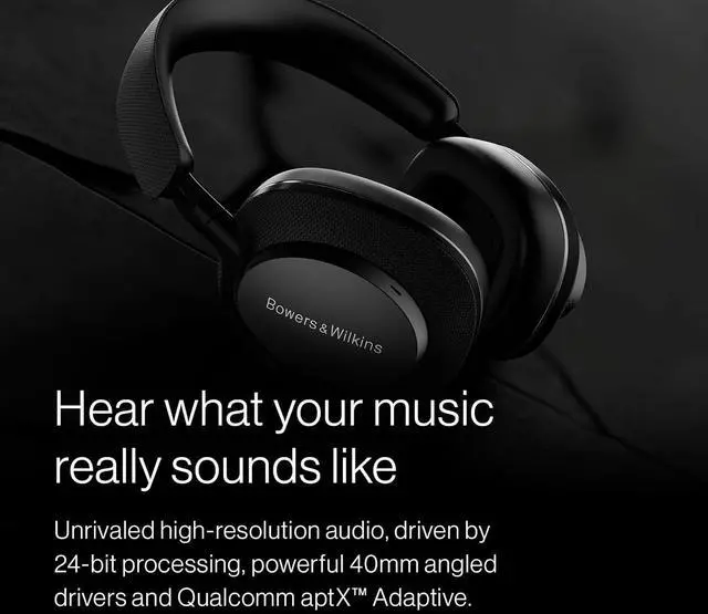 Alt view image 2 of 6 - Bowers & Wilkins Limited Edition Px7 S2e Over-Ear Headphones - Enhanced Noise Cancellation & Transparency Mode, Crystal-Clear Calls, Bluetooth, 30-Hour Playback, Ruby Red