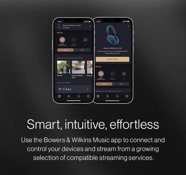 Alt view image 5 of 6 - Bowers & Wilkins Limited Edition Px7 S2e Over-Ear Headphones - Enhanced Noise Cancellation & Transparency Mode, Crystal-Clear Calls, Bluetooth, 30-Hour Playback, Ruby Red