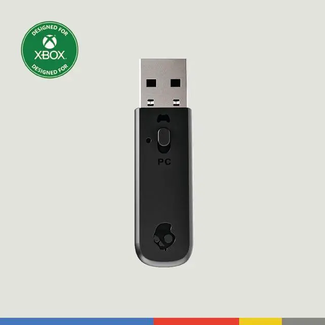 Alt view image 3 of 6 - Skullcandy SLYR Pro Wireless Multi-Platform Gaming Headset, Bluetooth Headphones, 24 Hrs Battery, PC, Xbox, PlayStation, Nintendo Switch, 2.4GHz Low Latency Wireless Transmitter Included - Black/Green