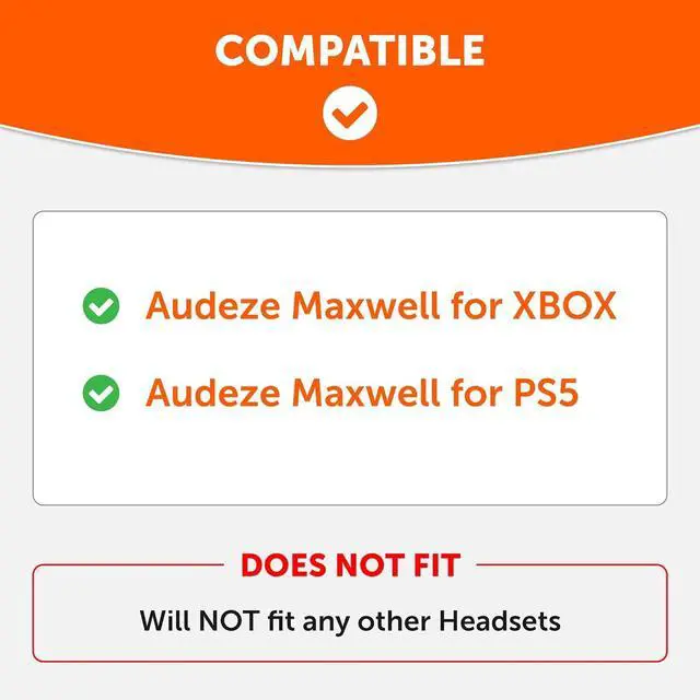 Alt view image 2 of 7 - WC Mod Kit Maxwell - Cooling Gel Earpads + Silicone Headband for Audeze Maxwell for Xbox & PS5 by Wicked Cushions | Enhanced Comfort, Cooling & Durability | 90's Black