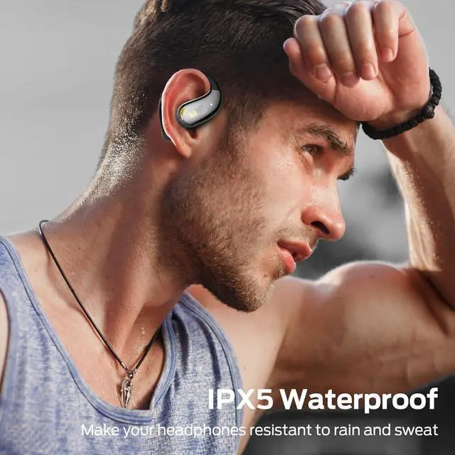 Alt view image 5 of 7 - Monster Open Ear AC360, Wireless Bluetooth Rotary Earphone, with Lanyard, Upgraded Bluetooth 6.0, Touch Control, 24h Long Battery Life, IPX5 Waterproof,Long-Lasting Wear Without Fatigue