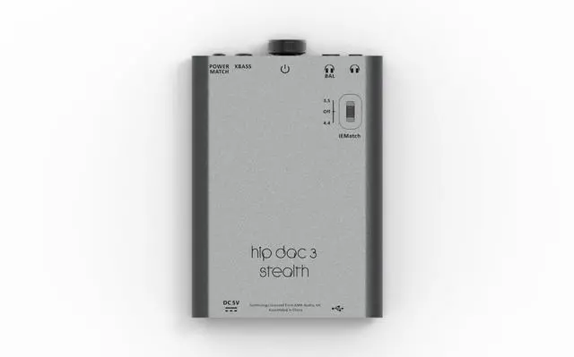 Alt view image 2 of 6 - iFi Hip-dac 3 Portable USB DAC Headphone Amplifier (Black Stealth)