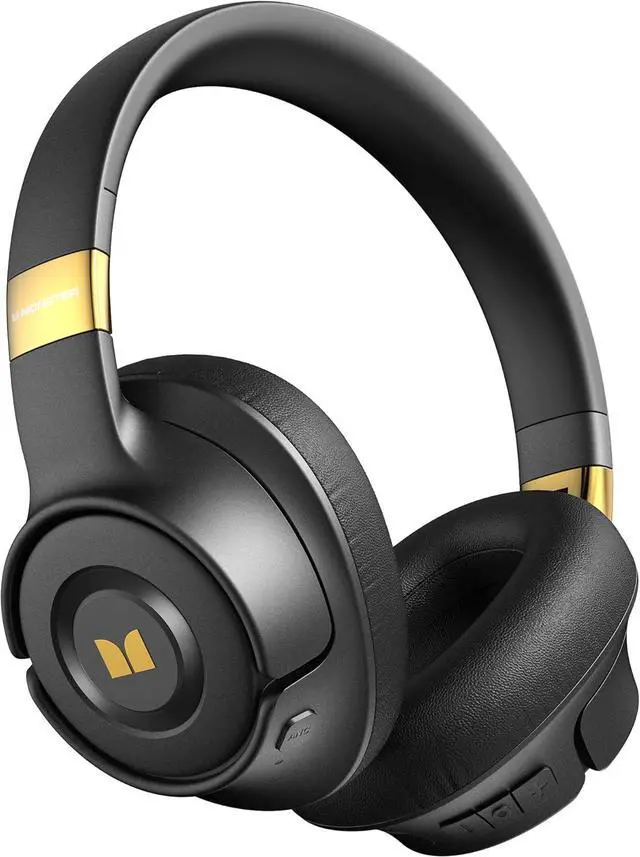 Main image of Monster Persona SE ANC Active Noise Cancelling Headphones, Wireless Bluetooth Headphones Over Ear, 60H Playtime, HiFi Stereo Audio, Deep Bass, Built-in Mic, Memory Foam Ear Cups for Home Office