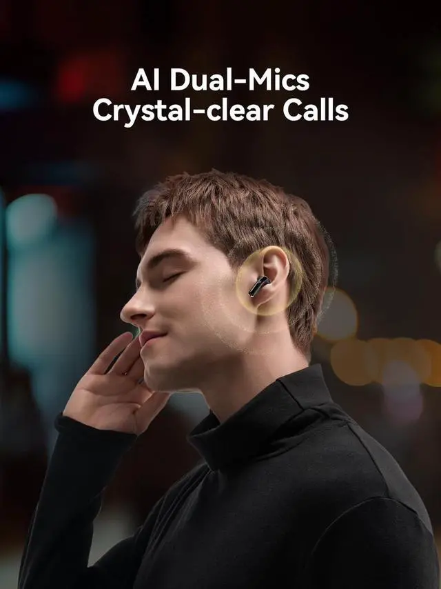 Alt view image 5 of 7 - 1MORE Q21 Wireless Bluetooth Earbuds - Active Noise Cancelling Hi-Res LDAC Headphones, Titanium Drivers 4-Mic Calls App 6 EQ Presets in Ear Headphones Earphones Bluetooth 5.4, IPX5