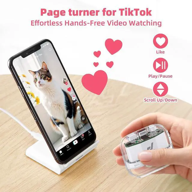 Alt view image 7 of 7 - Promise Wireless Earbuds Bluetooth5.3 Earphones,40Hrs Play, ENC Noise Cancelling Mic,13mm Deep Bass,Remote Control for TikTok,YouTube Shorts Like,Smart Phone Laptop Computer Sports Headphones(White)