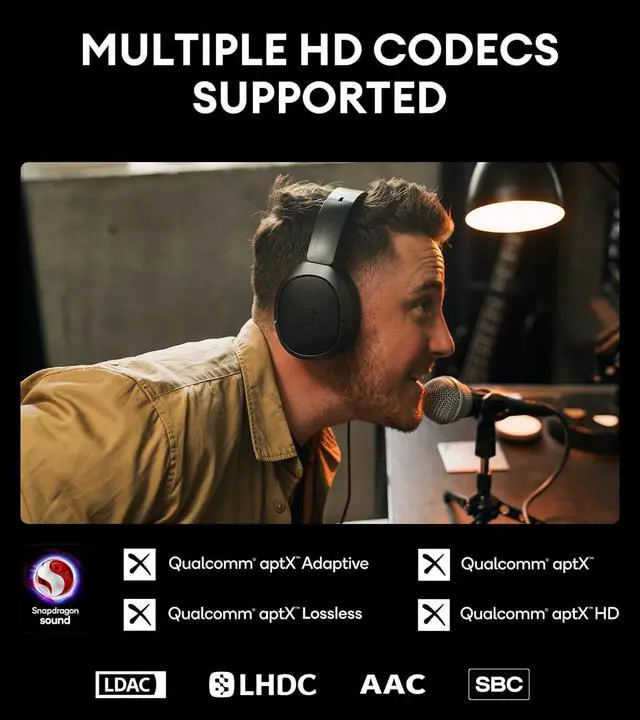Alt view image 4 of 7 - Edifier STAX Spirit S5 Wireless Planar Magnetic Headphones, Snapdragon Sound, aptX Adaptive, Hi-Res Audio (LDAC LHDC), Bluetooth 5.4, Dual-Mic CVC Tech, 80H Playback & Fast Charging for Audiophiles