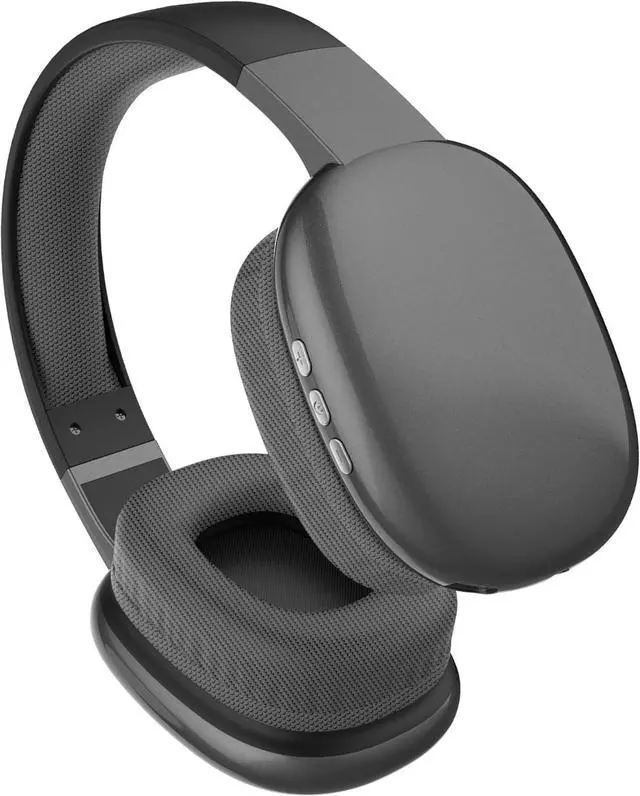 Main image of RCA Wave-56 Wireless Headphones, 20 Hour Battery Life, Hi-Res Audio, Enhanced Bass, Transparency Mode, Noise Cancelling Headphones, Lightweight Comfort, Travel Friendly Design, Black