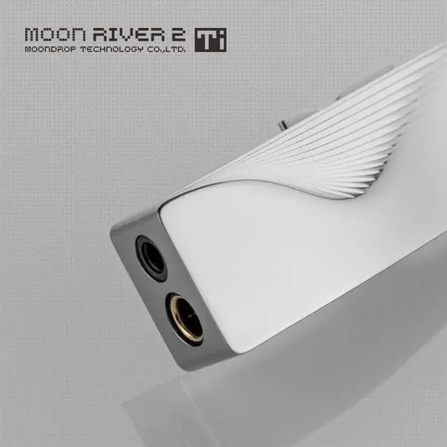 Alt view image 2 of 7 - MOONDROP Moonriver2 TI Portable DAC/AMP 3.5mm Single-Ended 4.4 Balanced DSD256 32Bit/384kHz moonriver 2 Headphone Amplifier