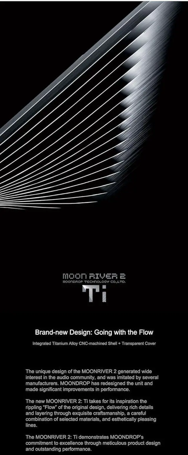 Alt view image 4 of 7 - MOONDROP Moonriver2 TI Portable DAC/AMP 3.5mm Single-Ended 4.4 Balanced DSD256 32Bit/384kHz moonriver 2 Headphone Amplifier