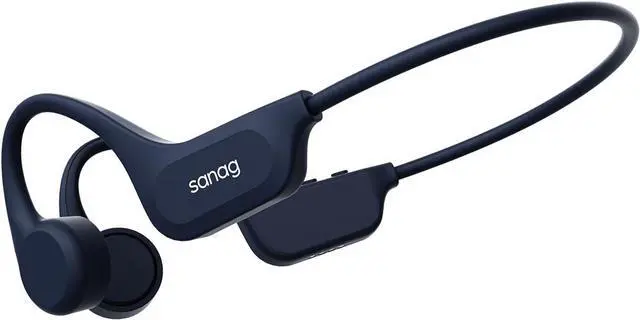 Main image of Sanag B60S Bone Conduction Headphones, Open Ear IPX8 Waterproof Swimming Earphones, Built-in 64GB Memory MP3 Player Headset, Wireless Bluetooth 5.3 Sports Running Cycling Earbuds