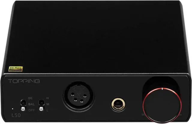 Alt view image 2 of 7 - TOPPING L50 NFCA Balanced Headphone Amplifier  145dB Dynamic Range, 0.00006% THD+N, RCA/TRS Input Pass Through, for IEMs & High-Impedance Headphones (Black)