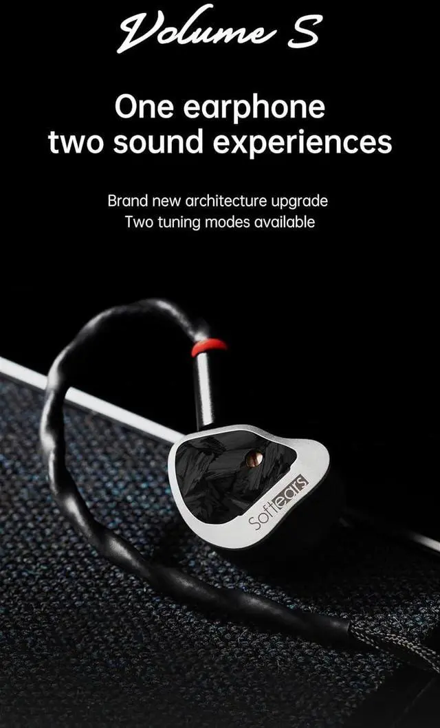 Alt view image 5 of 7 - Fanmusic Softears Volume S HiFi Earphone Two Tuning Modes Available in-Ear Monitor Earbuds with 0.78 2pin Cable