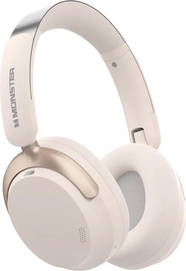Main image of Monster Persona 3rd ANC Active Noise Canceling Headphones, Over-Ear Wireless Bluetooth Headphones with 6 Mics, 70H Playtime and 3 EQ Modes, Deep Bass, Foldable Comfort Design for Travel, White