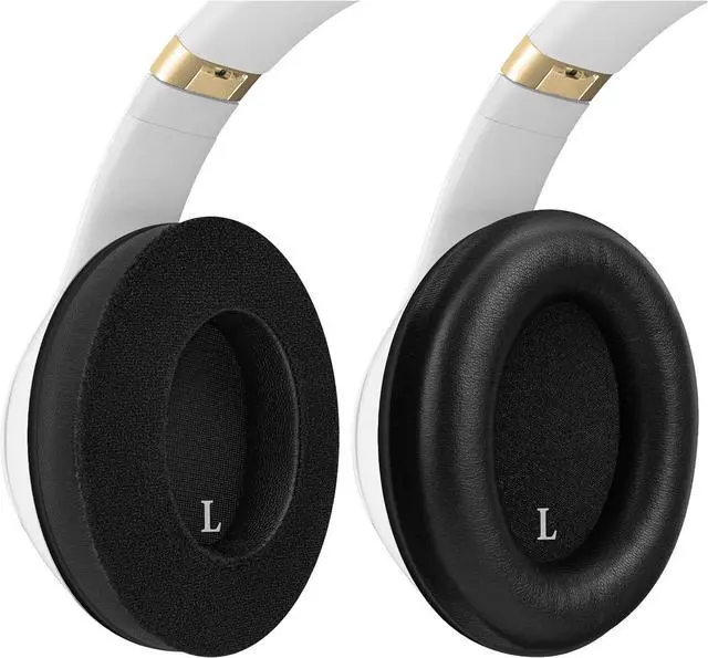 Alt view image 2 of 6 - Geekria SNAP Ear Pads Replacement Kit for Beats Studio Pro Headphones, Magnetic Easy Switch Ear Cushions, Exchange Earpads in Seconds, Repair Parts (Protein Leather+Velour, 2 Pairs)
