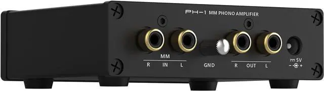 Alt view image 4 of 6 - SMSL PH-1 High Fidelity MM Phono Amplifier Full-Featured Portable AMP