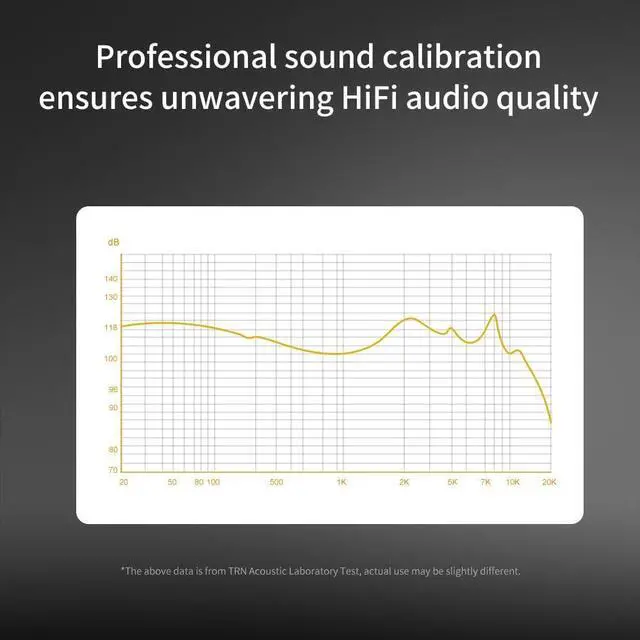 Alt view image 4 of 7 - TRN VX Pro+ 1DD+8BA Flagship HiFi Earphones with Microphone, 2Pin-Detachable Cable & High-Resolution Audio (3.5mm Jack/Pearl Black)