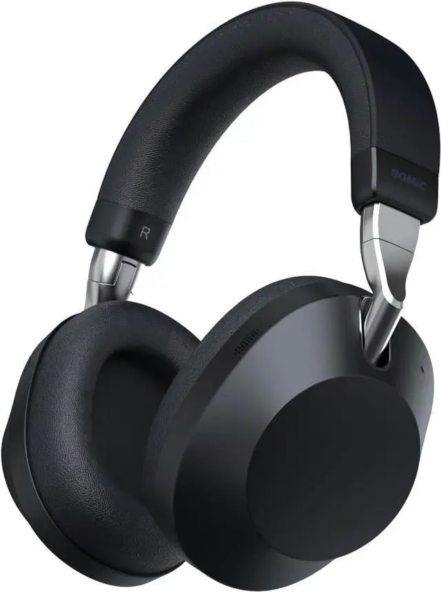 Main image of SOMIC Air One ANC Wireless Bluetooth Headphones, PersonalizedSpatial Audio, Hybrid Active Noise Cancelling, Premium Over-Ear Bluetooth Headset, Up to 40 Hours Battery Life - Black