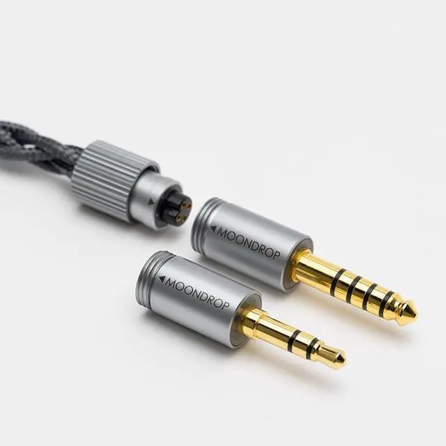 Alt view image 4 of 7 - Moondrop Harmon 10mm Dynamic Driver Earphone with 4.4mm Balanced 3.5mm Single-Ended Replaceable Plugs