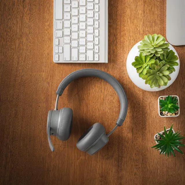 Alt view image 3 of 6 - Koss CS340iBT QZ Wireless Bluetooth On-Ear Communication Headset, Active Noise Cancellation, Black (2-Pack Bundle)