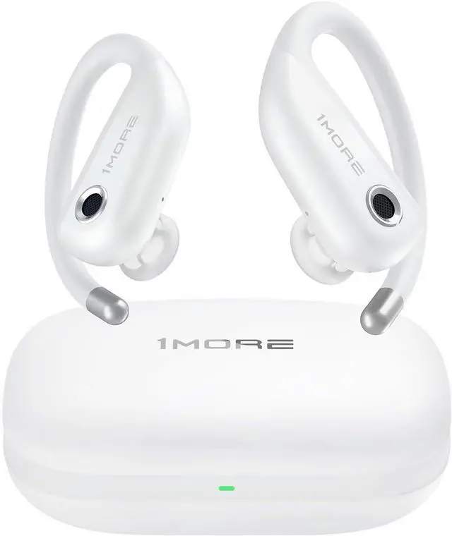 Main image of 1MORE Fit Open Earbuds S50, Open Ear Wireless Headphones Bluetooth 5.3 with 4 Microphone, Earbuds with Earhooks for Sports Running, IPX7, Fast Charging, 38H-Playtime, Preset EQ Via App, White