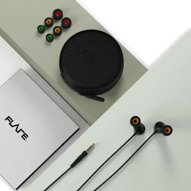Alt view image 3 of 6 - Flare Studio Professional Earphones - Ultra High Detail Immersive Audio, Passive Noise Cancelling, Wired Precision, 3.5mm Jack, Three Tip Sizes and Hardcase Included
