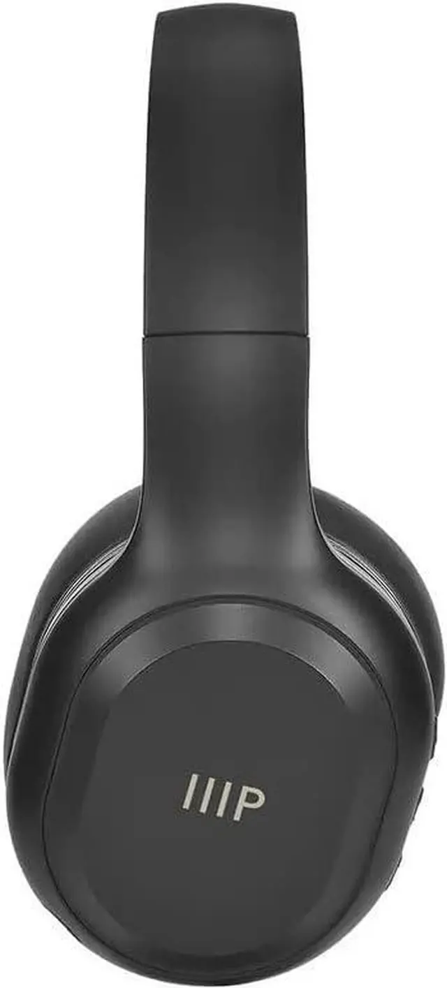 Alt view image 3 of 6 - Monoprice Bluetooth 5.0 + USB Transmitter Wireless Web Meeting Headset - with 3D Stereo Surround Sound and Detachable Boom Mic