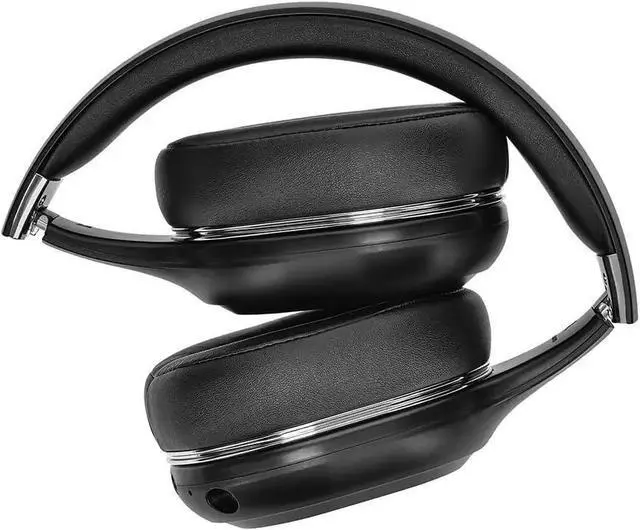 Alt view image 4 of 6 - Monoprice Bluetooth 5.0 + USB Transmitter Wireless Web Meeting Headset - with 3D Stereo Surround Sound and Detachable Boom Mic