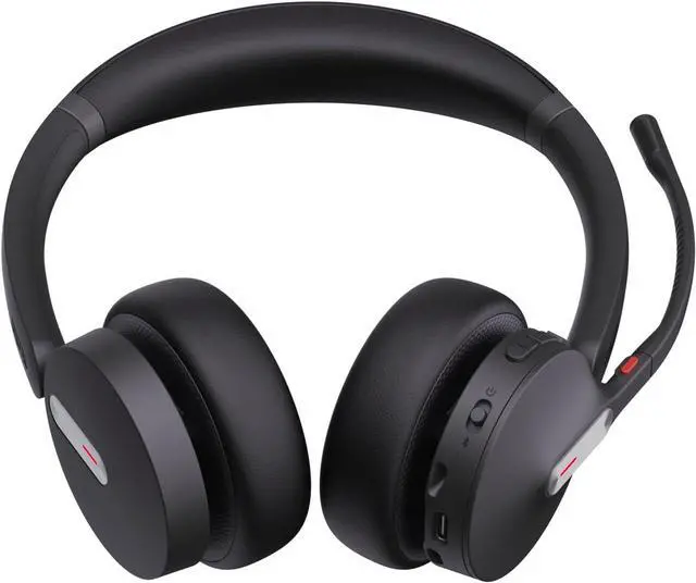 Alt view image 4 of 4 - Yealink BH 70 Dual UC Headset - Bluetooth, 3 Mics Noise Reduction, 35 Hours Battery Life, USB-C/A