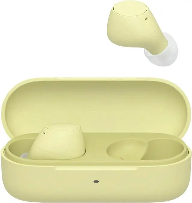 Alt view image 4 of 5 - Sony WF-C510 Truly Wireless Earbuds with 22-Hour Battery, IPX4, Multipoint, Yellow Bundle with Deco Essentials 6 Pairs of in-Ear Earbud Tips (S/M/L Sizes)