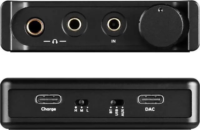 Alt view image 4 of 7 - TOPPING G5 Hi-Res Portable DAC and Headphone Amplifier  USB, Bluetooth LDAC, NFCA Amp, ES9068AS DAC, Up to 1200mW Output, for IEMs & High-Impedance Headphones (Black)