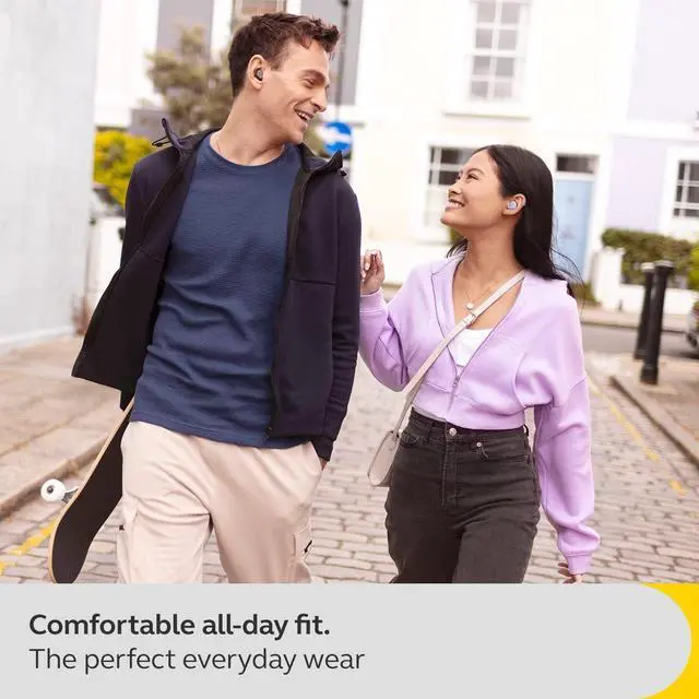 Alt view image 6 of 7 - Jabra Elite 4 - Lilac True Wireless Earbuds Lilac