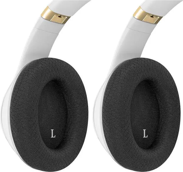 Alt view image 2 of 6 - Geekria SNAP Ear Pads Replacement Kit for Beats Studio Pro Headphones, Magnetic Easy Switch Ear Cushions, Exchange Earpads in Seconds, Ear Cups Cover Repair Parts (Mesh Fabric, 2 Pairs)