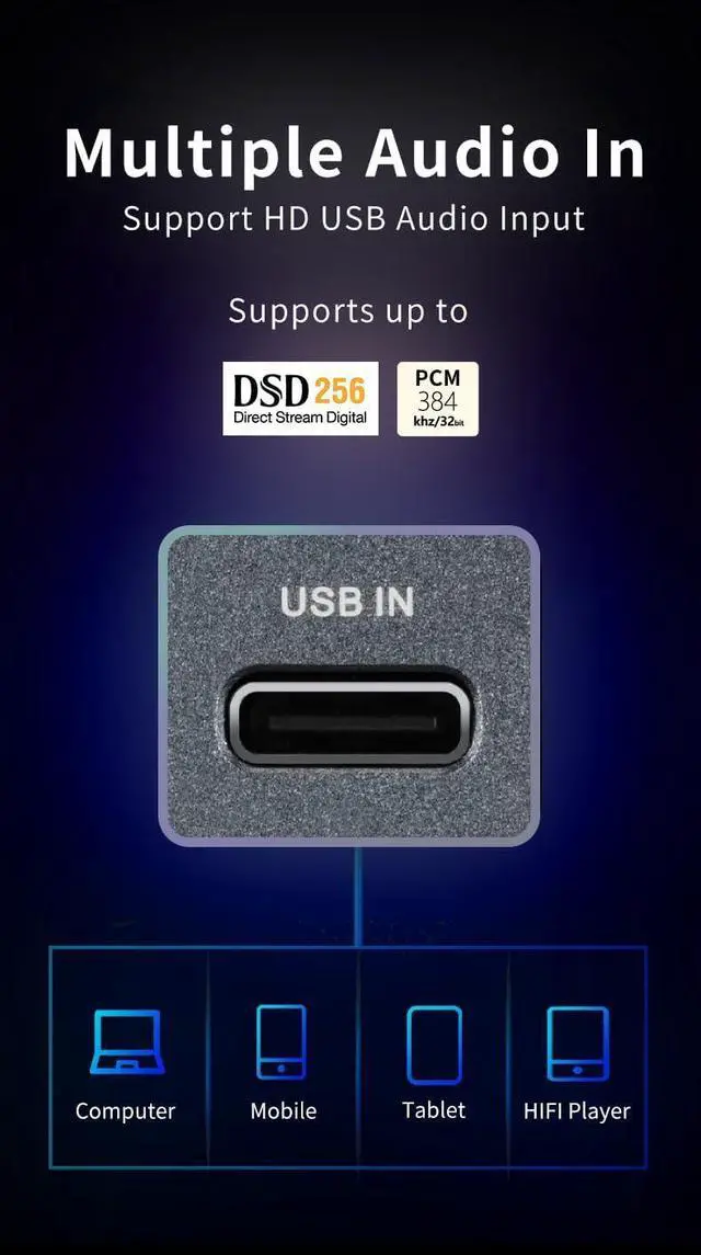 Alt view image 5 of 7 - XDUOO XD05 Plus2 Portable High Fidelity DAC Bluetooth 5.1 Headphone Amplifier