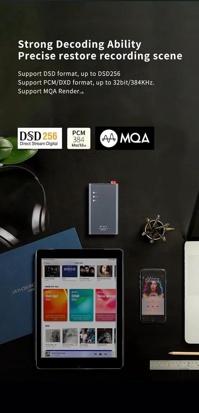 Alt view image 4 of 7 - XDUOO XD05 Plus2 Portable High Fidelity DAC Bluetooth 5.1 Headphone Amplifier