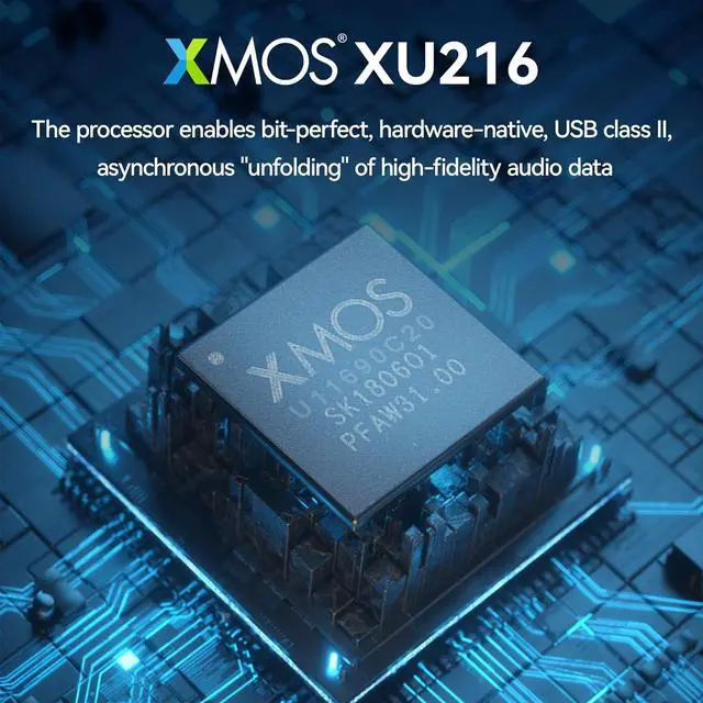 Alt view image 5 of 7 - Khadas Tone2 Pro Desktop Digital Analog Converter + Balanced RCA Adapter 1m