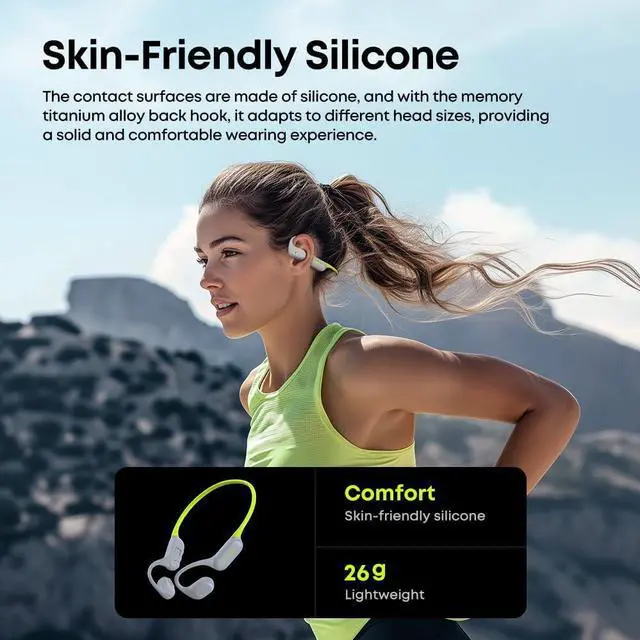 Alt view image 2 of 7 - Langsdom Running Headphones AirWare Pro & The Second Replacement Charging & Data Cable