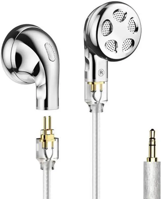 Alt view image 2 of 6 - TRN Seahorse Pro Flagship 14.2mm Large Dynamic Driver Flat-Head Earbuds in-Ear Earphones with 0.78 2pin Replaceable Cable (3.5mm)