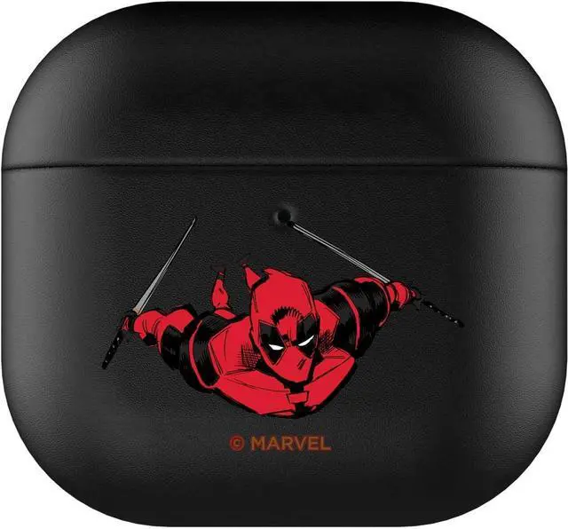 Main image of Marvel Deadpool Badge AirPod Case Cover for AirPods 4