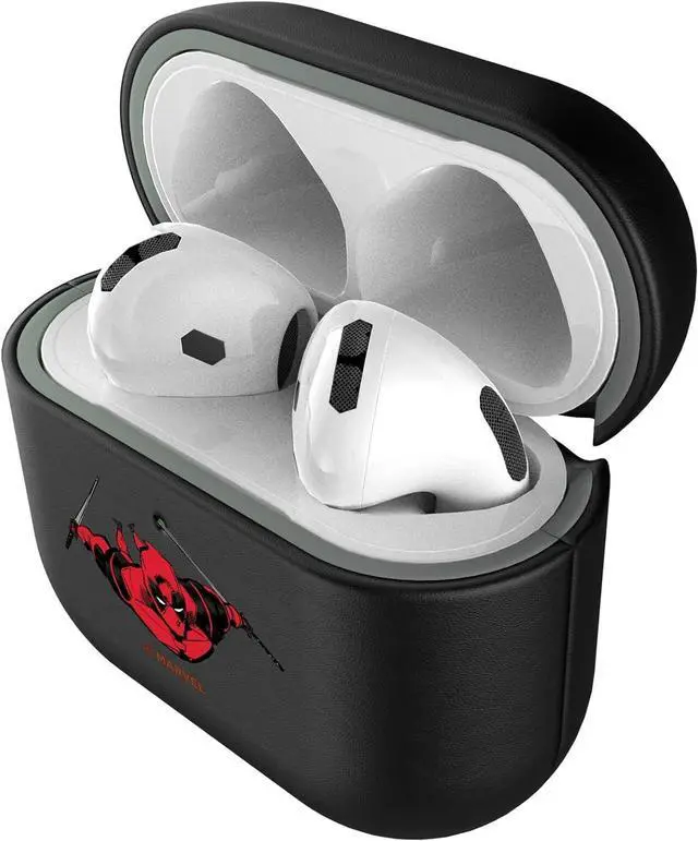 Alt view image 3 of 4 - Marvel Deadpool Badge AirPod Case Cover for AirPods 4