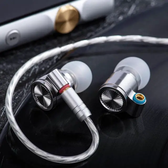 Alt view image 5 of 7 - TINHIFI T4 IEM in Ear Headphones 10mm Carbon nanotube CNT Dynamic Driver HiFi bass Metal 3.5mm Ear Plugs Detachable MMCX Cable