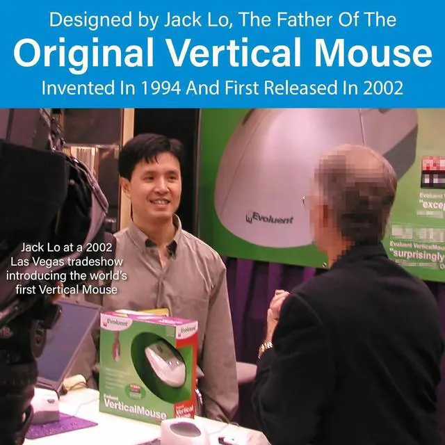 Alt view image 3 of 7 - Evoluent  Inventor of The Vertical Mouse  VM4R Ergonomic Vertical Mouse Right Hand Med to Large Wired, Sculpted for Comfort, Reduces Wrist Strain, Adjustable Speed, Customizable Buttons in Windows