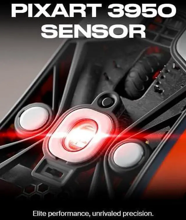 Alt view image 7 of 7 - Fnatic x Lamzu Maya 8K Small Wireless Pro Gaming Mouse Special Edition, Pixart 3950 Sensor, Epically Light 45g, 80h Battery Life, Optical Switches, Windows & Mac Compatible
